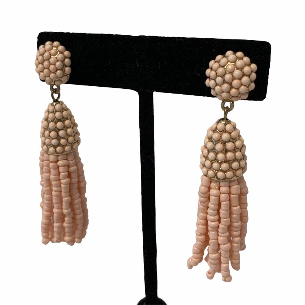 MINI PIÑATA TASSEL EARRINGS Light Pink